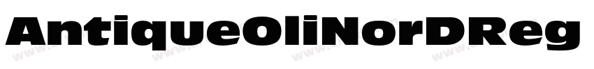 AntiqueOliNorDReg Re字体转换